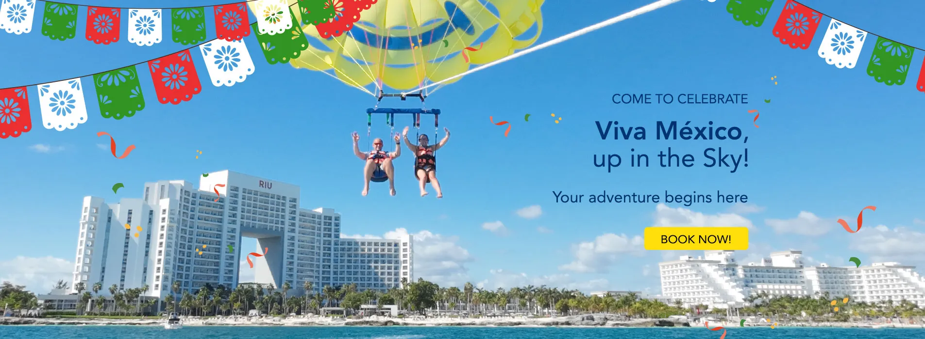 Cancun Parasailing