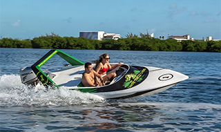 Jungle Tour Express em lancha pela lagoa de Cancún