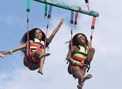 jungle parasail