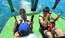 Parasailing in cancun