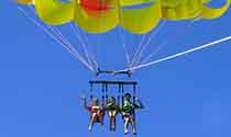 Parasailing in cancun