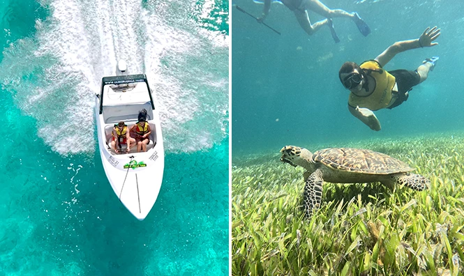 Jungle Speedboat and Snorkeling in Cancun